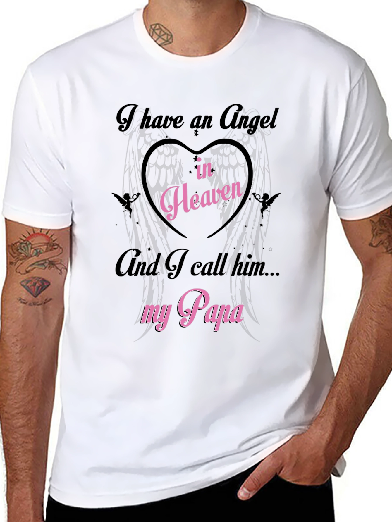 Angel in Heaven Papa T-Shirt