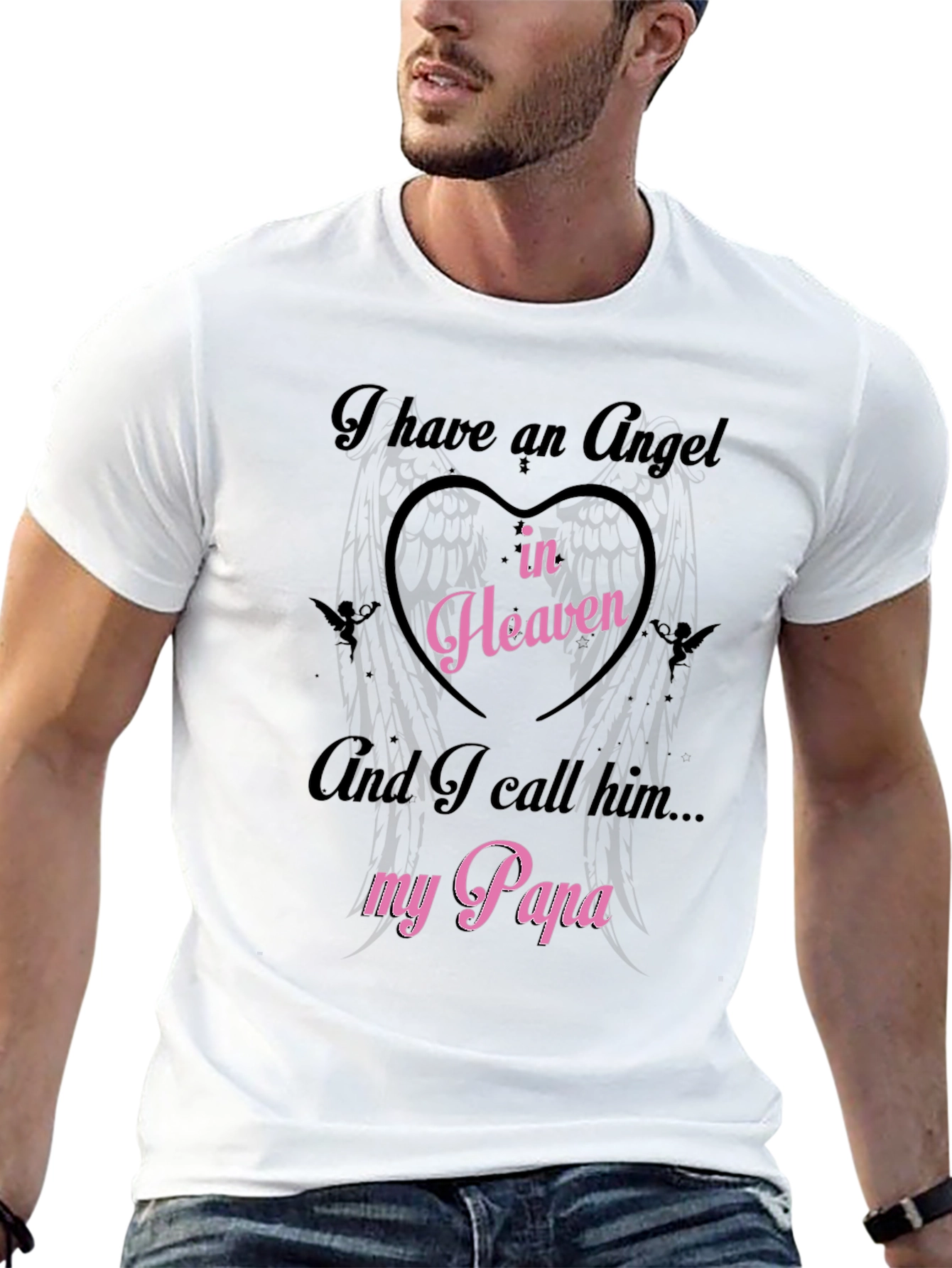 Angel in Heaven Papa T-Shirt