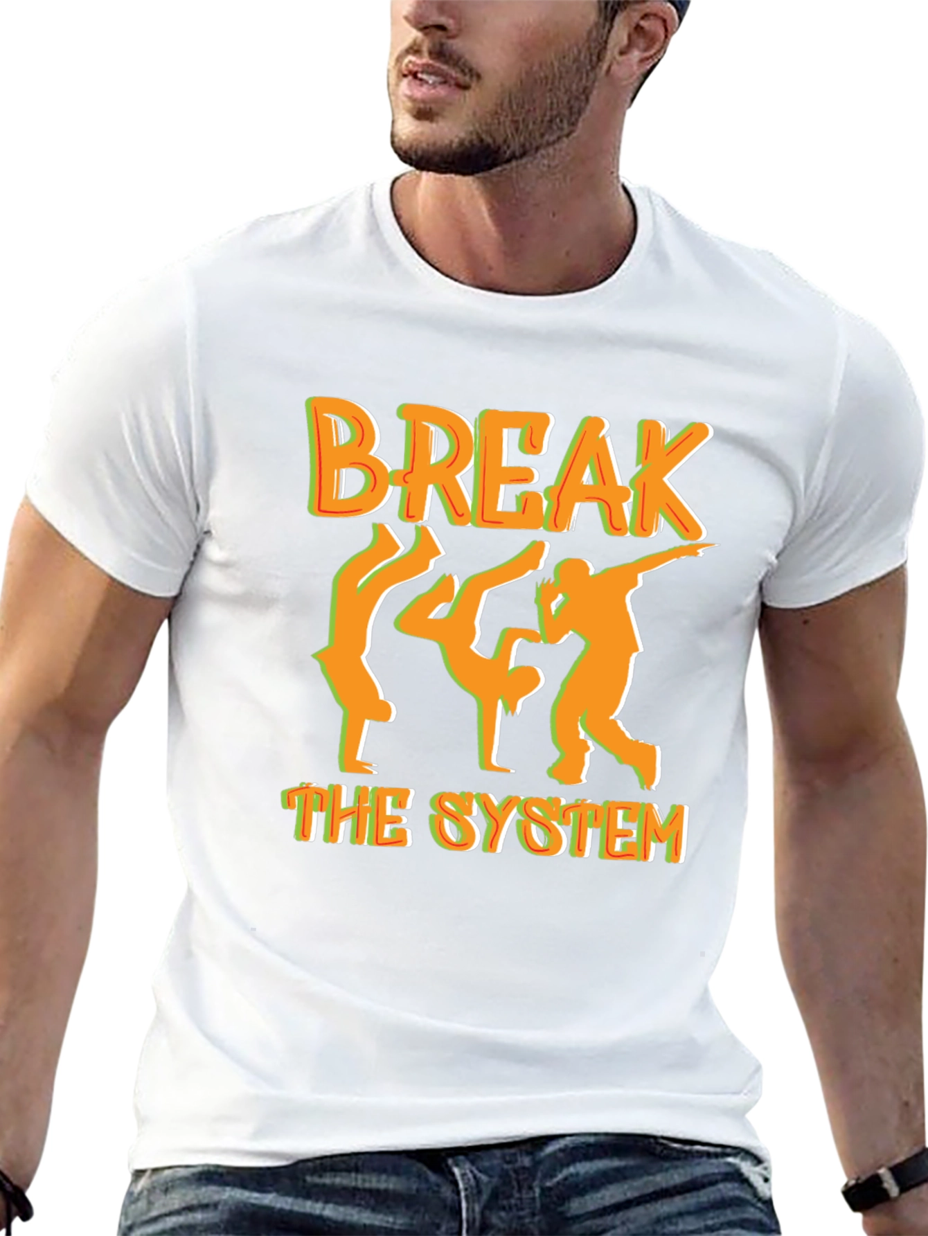 Break The System Graphic Tee - Street Dance Style