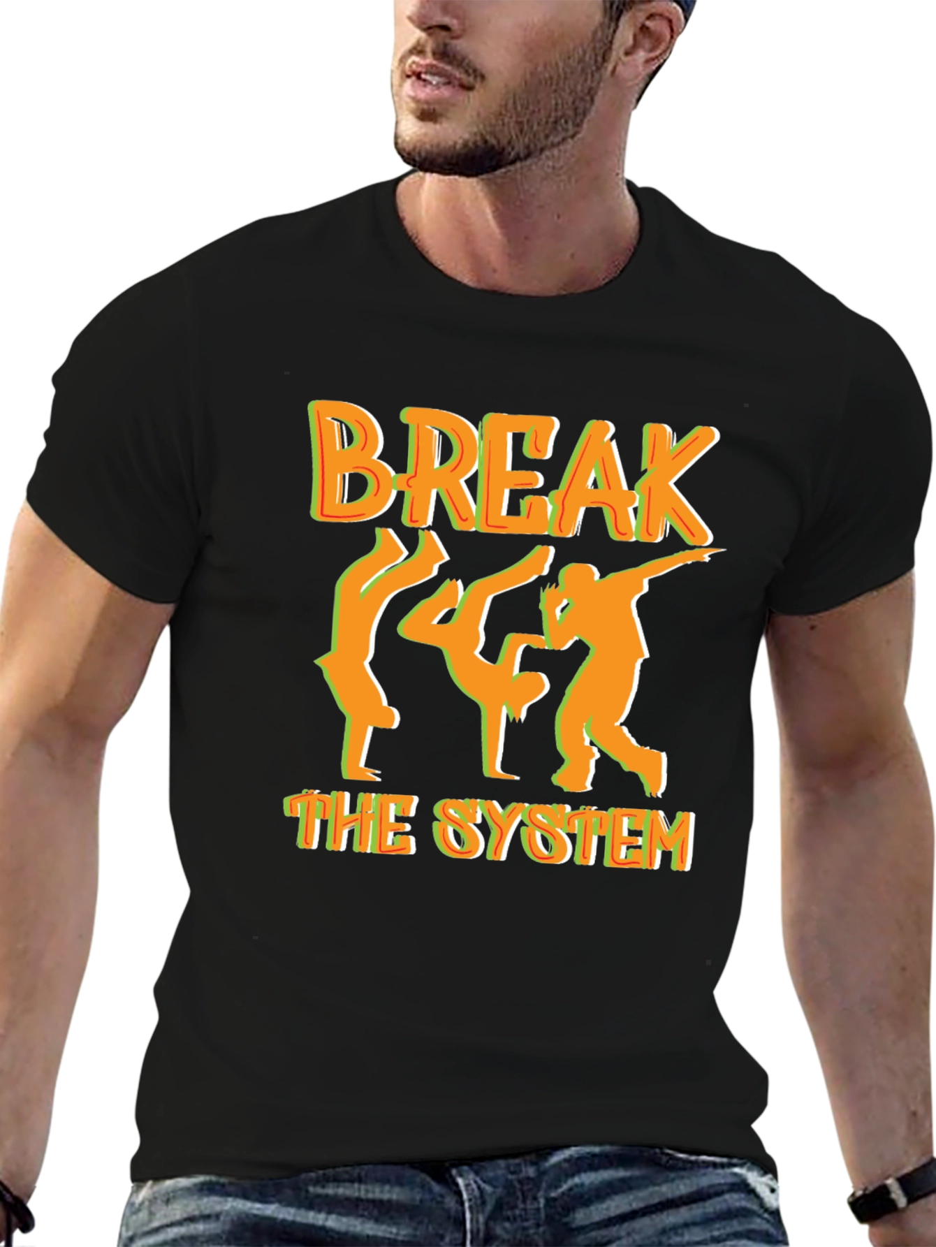 Break The System Graphic Tee - Street Dance Style