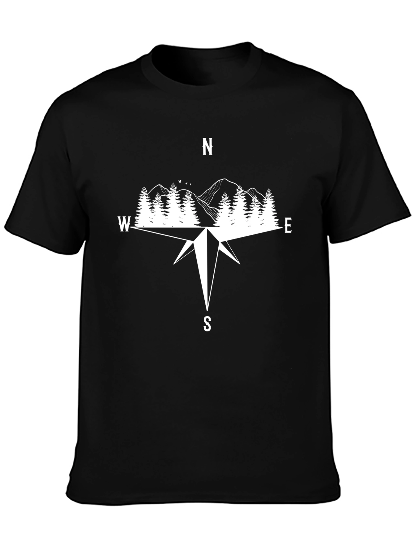 Compass Graphic Tee - Adventure Awaits