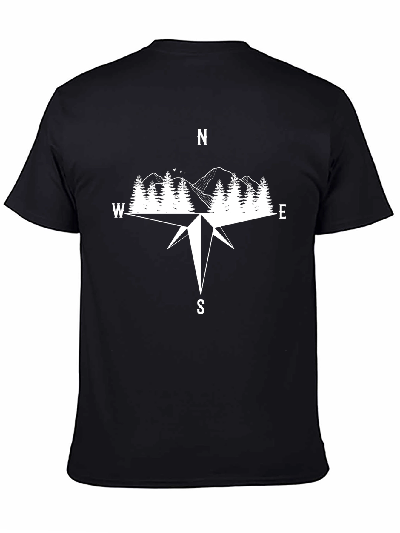 Compass Graphic Tee - Adventure Awaits