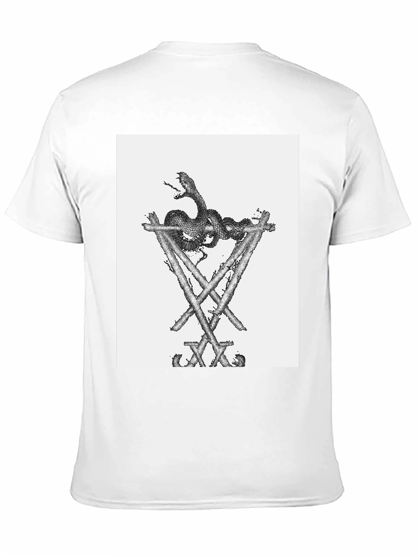 Serpent on Structure Black T-Shirt
