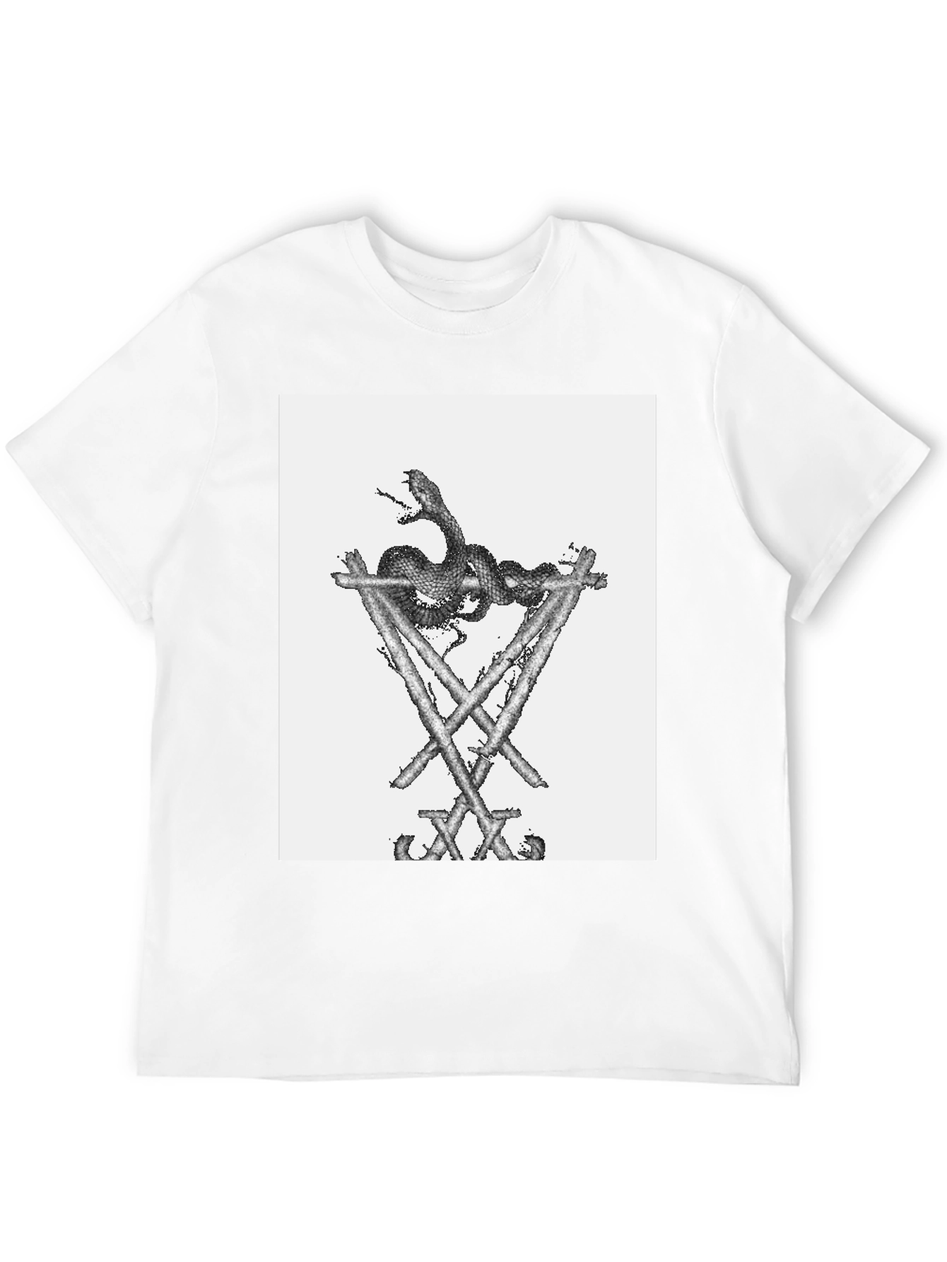 Serpent on Structure Black T-Shirt