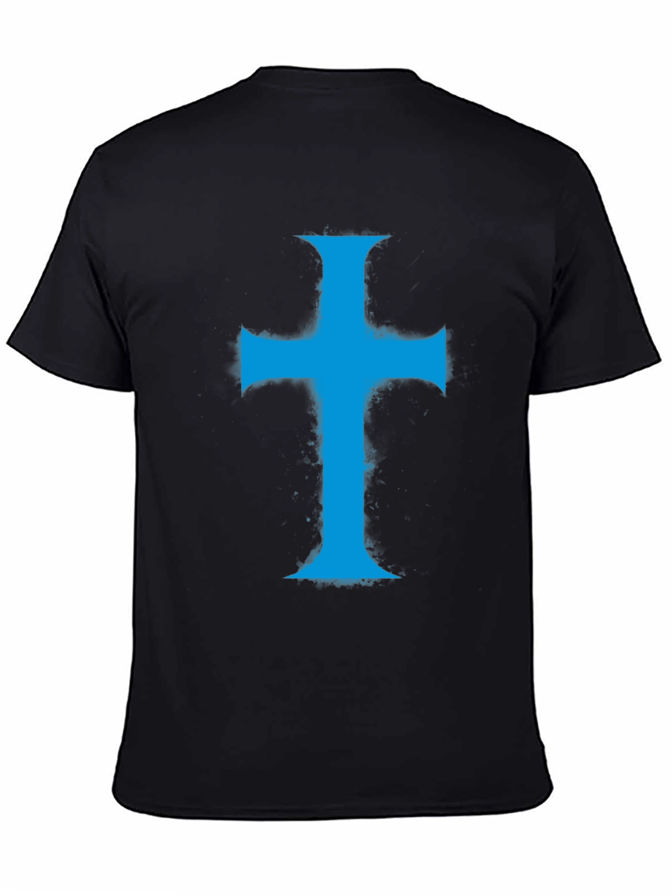 Blue Cross Graphic T-Shirt
