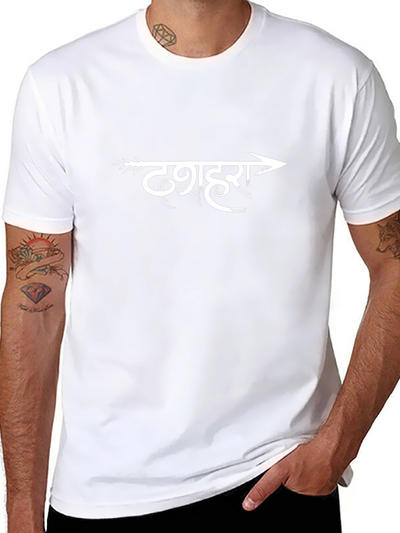 Dussehra Arrow T-Shirt - Festive Indian Tee