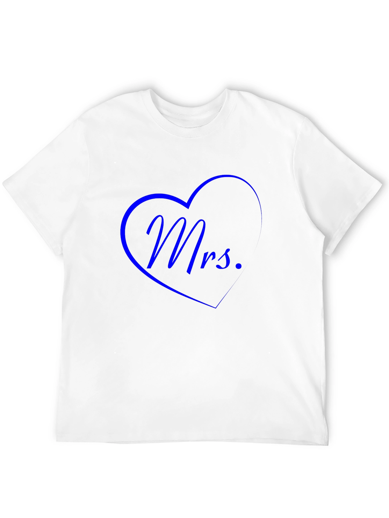 Mrs. Heart Graphic Tee - Black