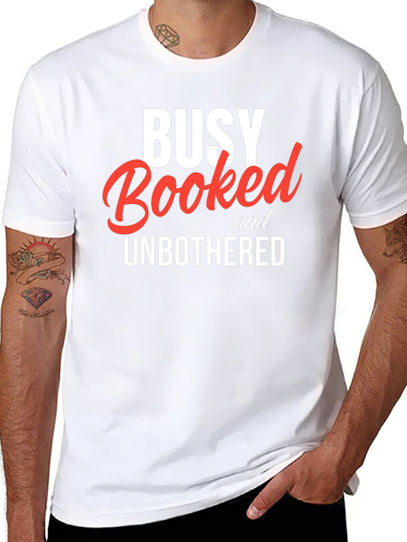 Busy Booked & Unbothered Graphic Tee