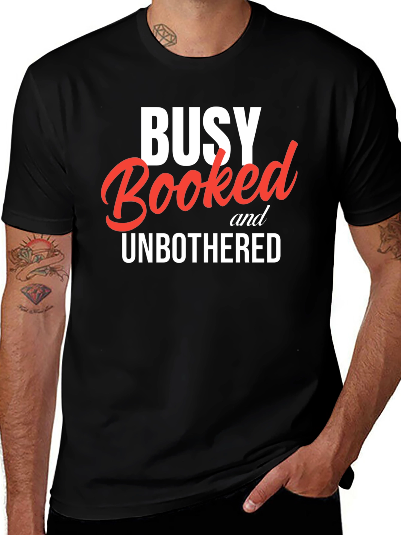 Busy Booked & Unbothered Graphic Tee