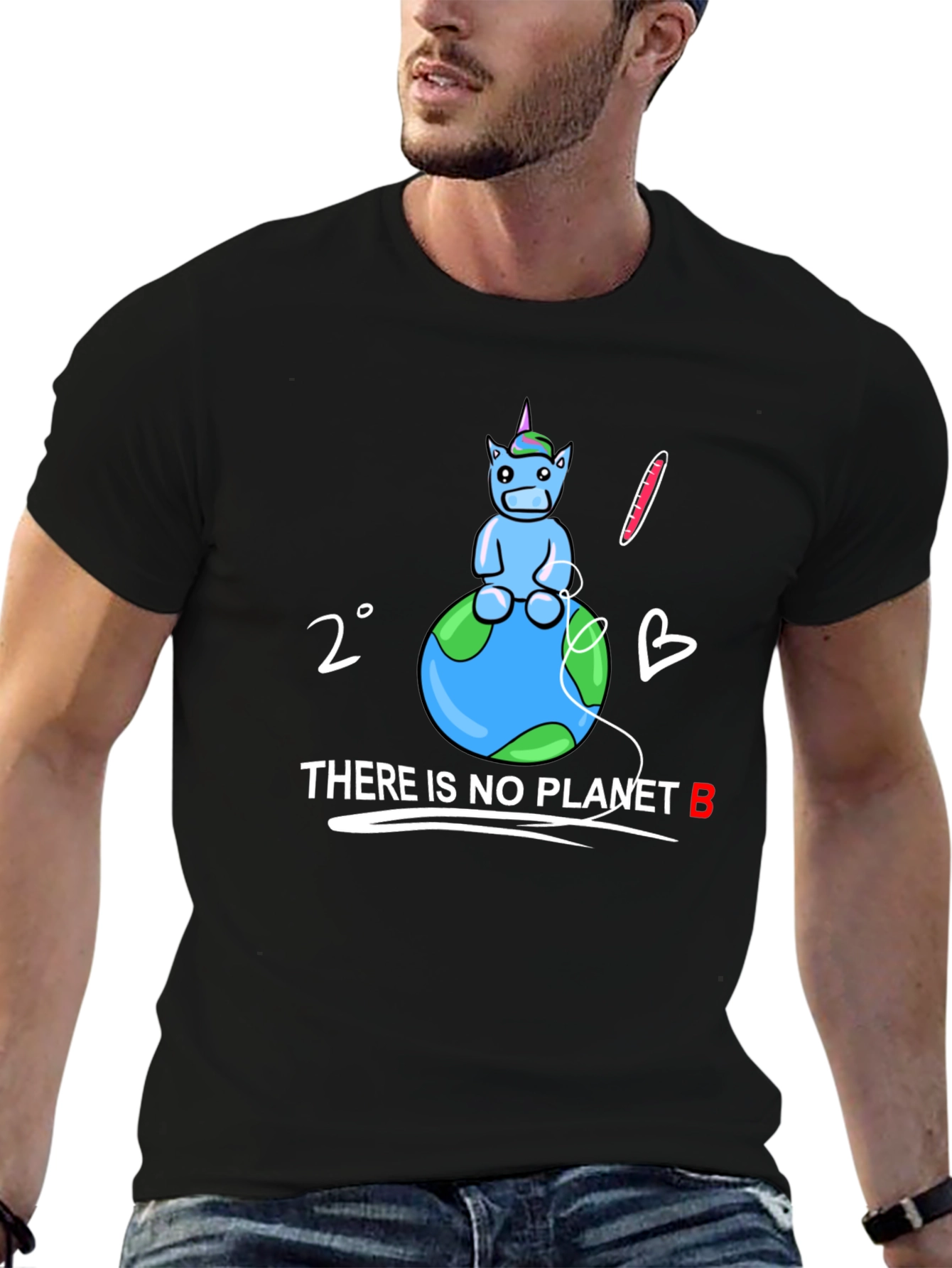 Unicorn Planet B Graphic T-Shirt