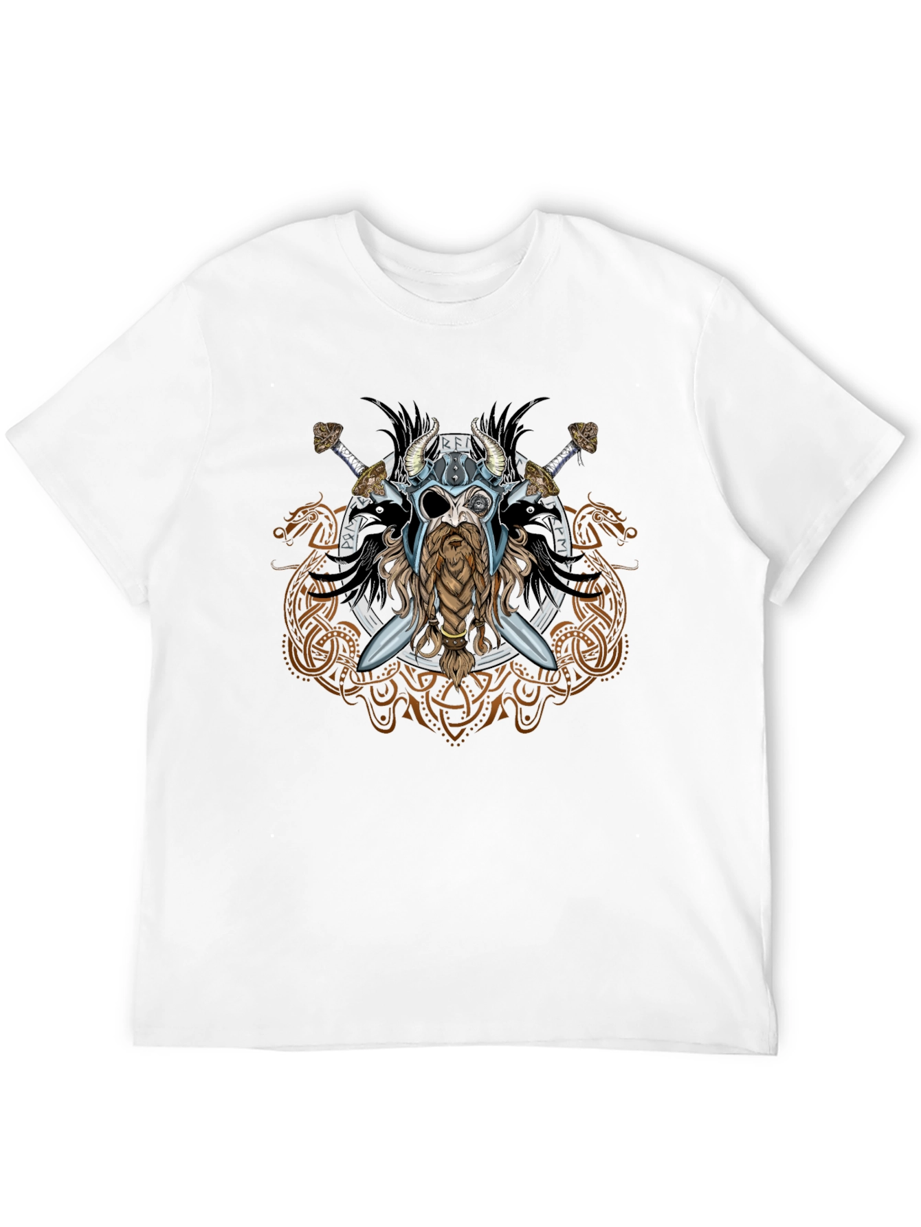 Viking Warrior T-Shirt - Norse Mythology Odin