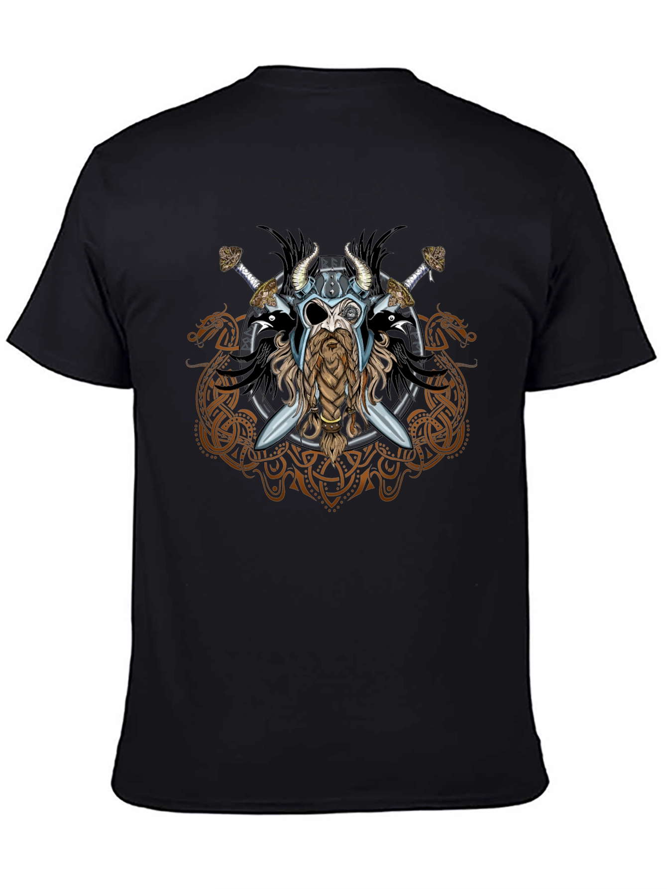 Viking Warrior T-Shirt - Norse Mythology Odin