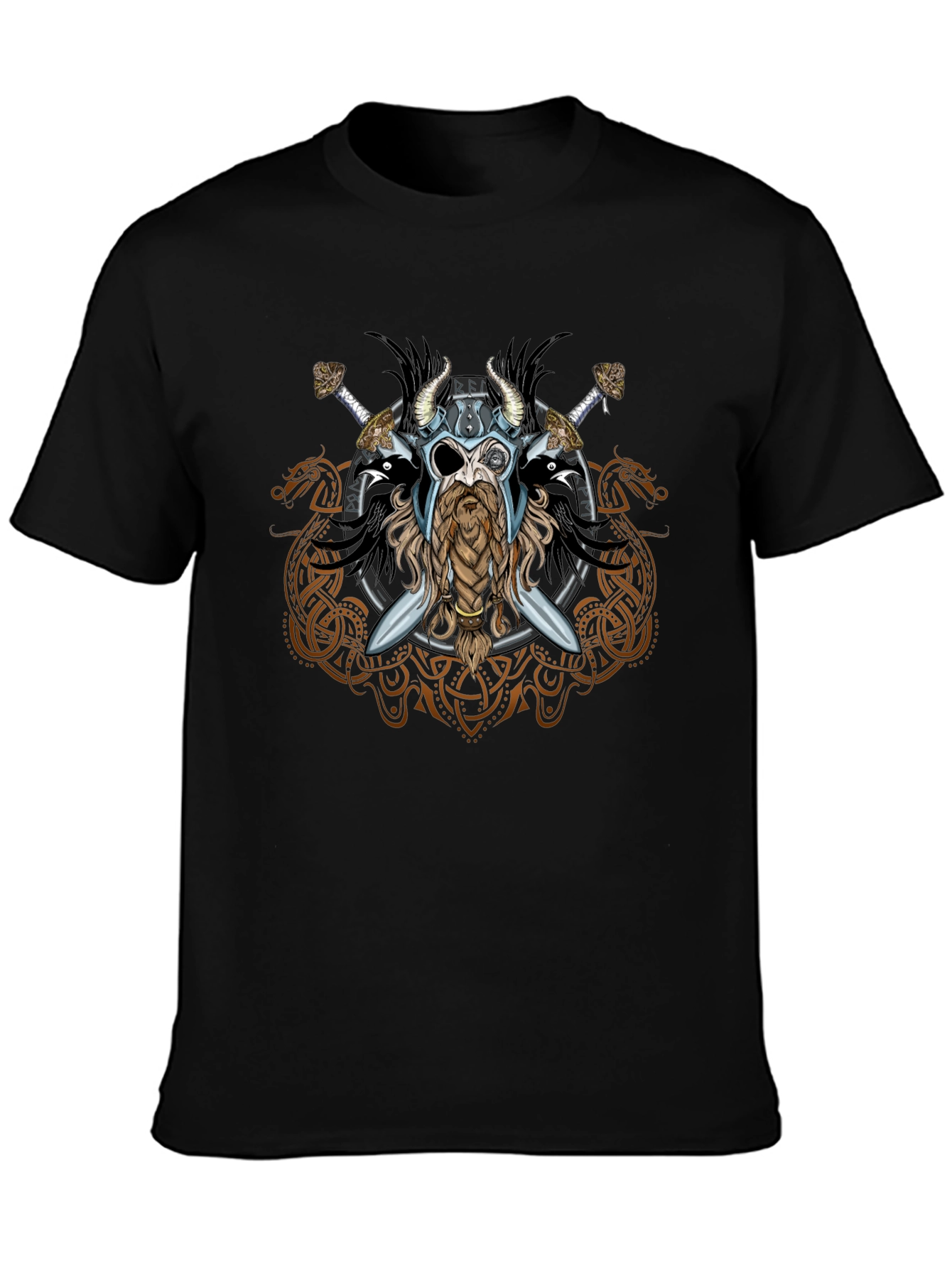 Viking Warrior T-Shirt - Norse Mythology Odin
