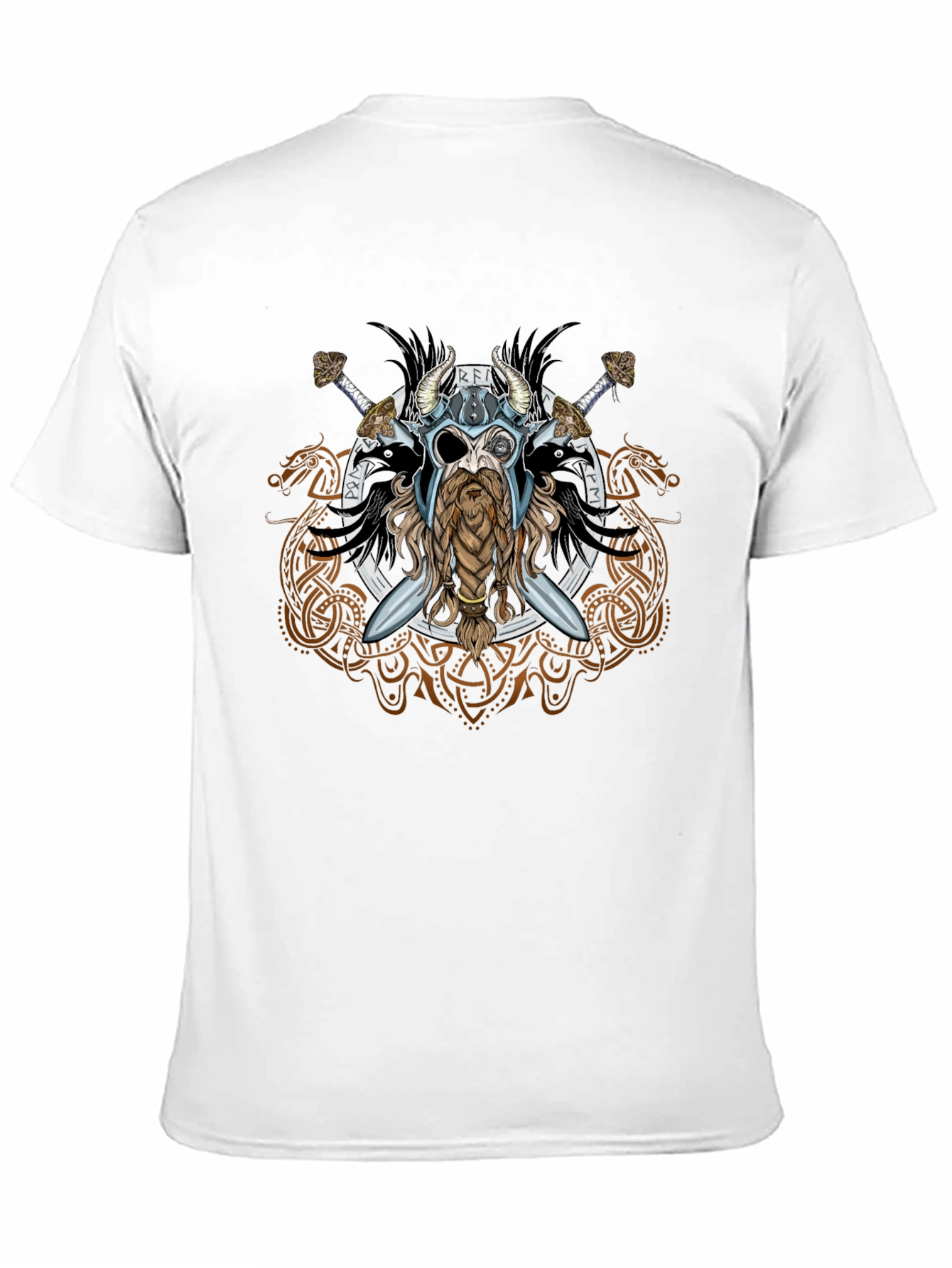 Viking Warrior T-Shirt - Norse Mythology Odin