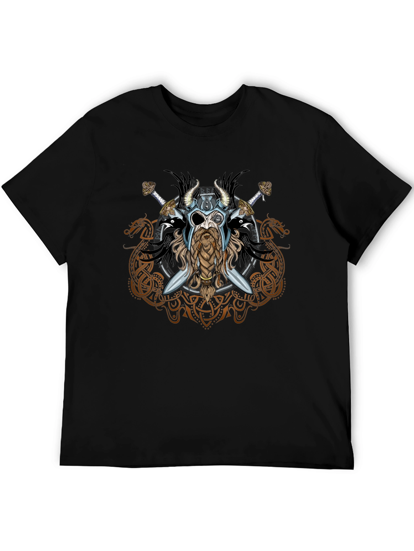 Viking Warrior T-Shirt - Norse Mythology Odin