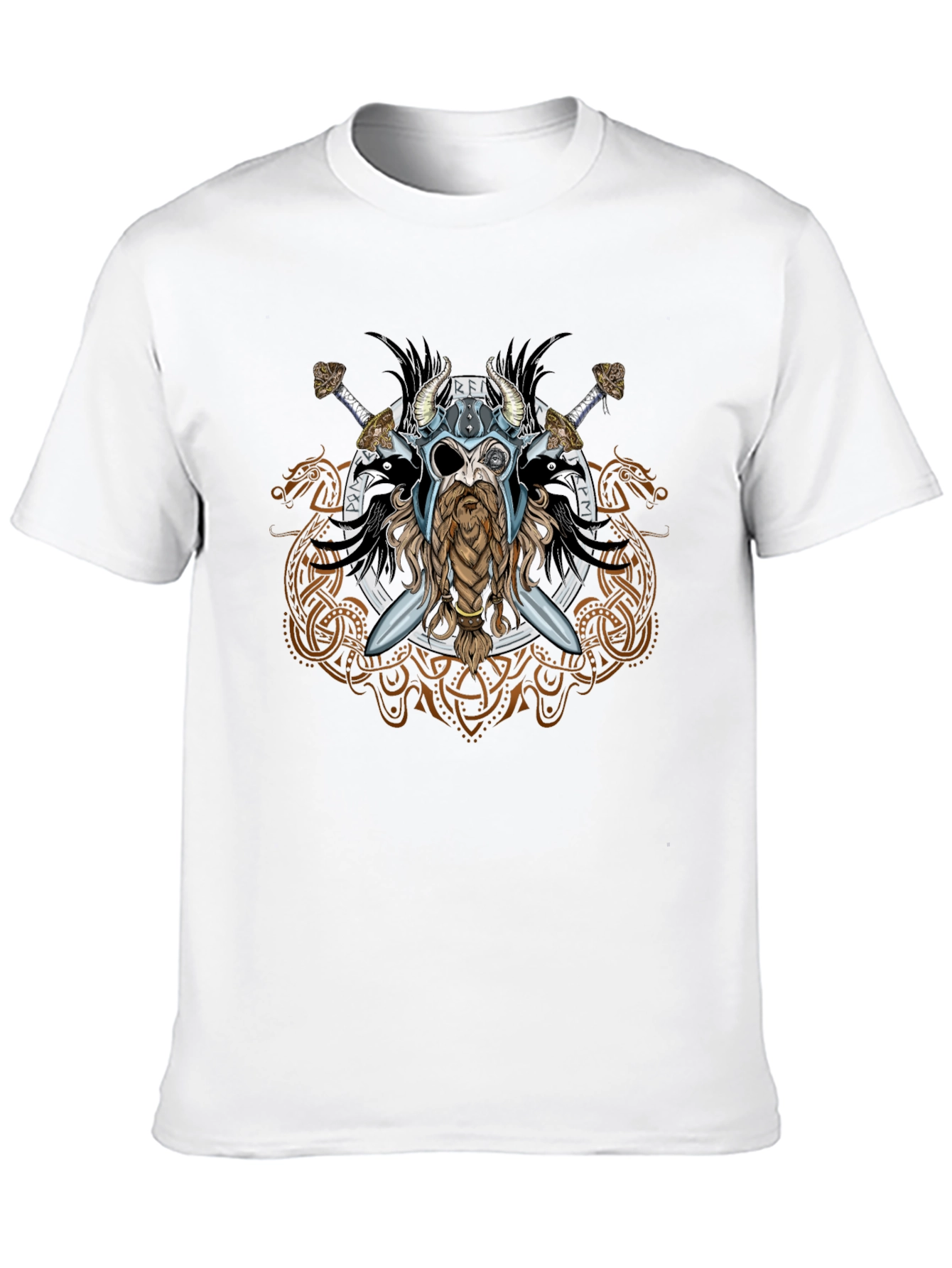 Viking Warrior T-Shirt - Norse Mythology Odin