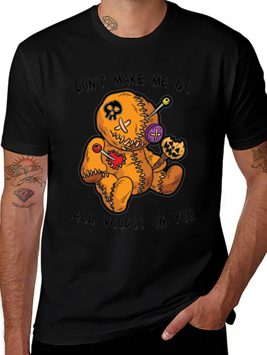 Voodoo Doll Graphic Tee - Dont Make Me Go All Voodoo on You