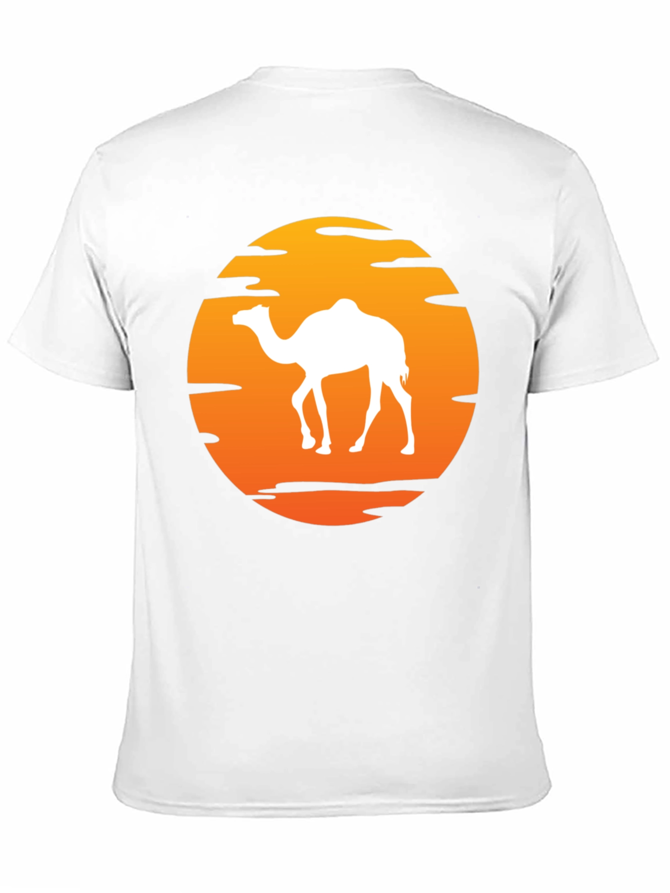 Camel Sunset T-Shirt - Desert Adventure