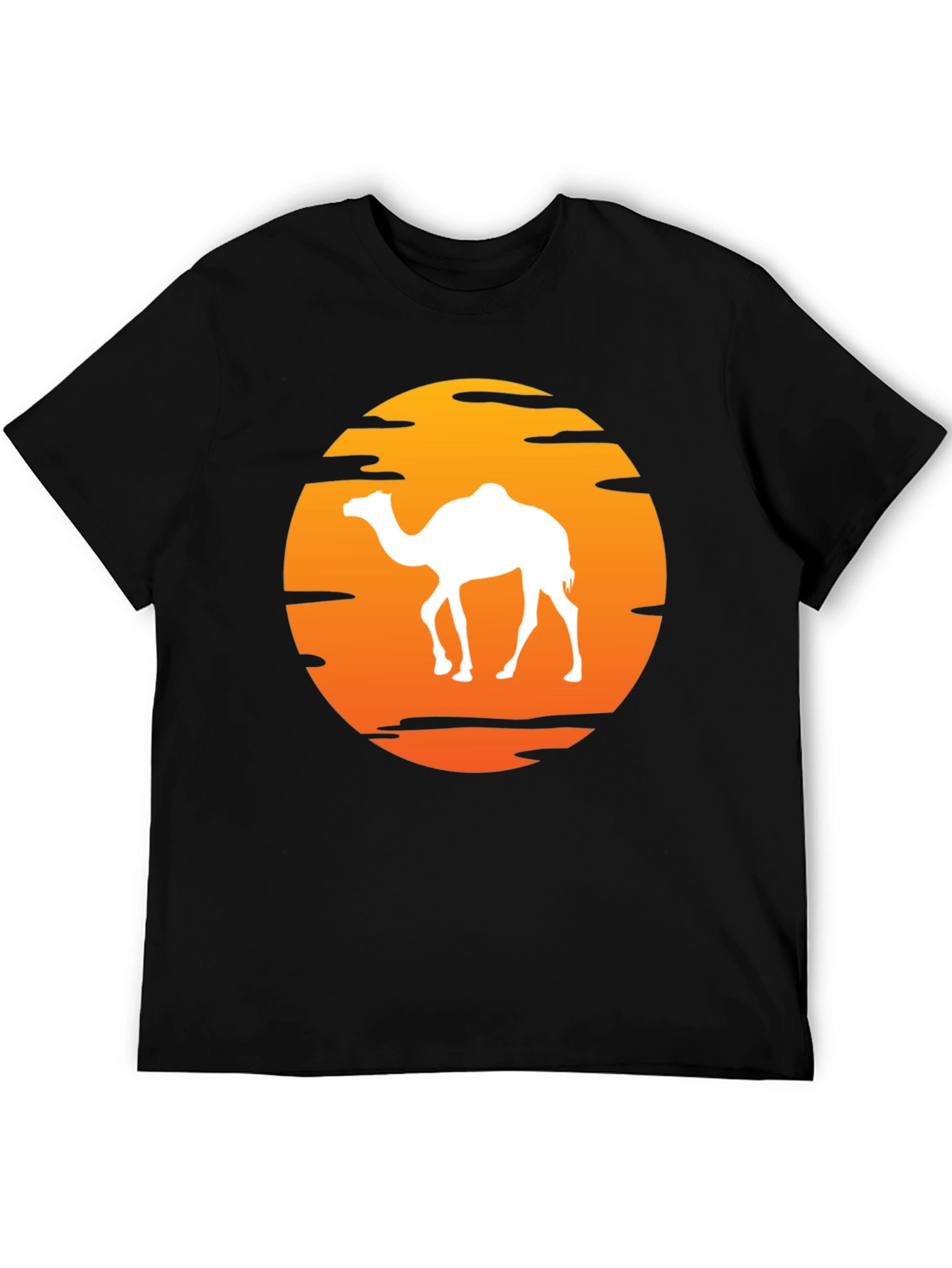 Camel Sunset T-Shirt - Desert Adventure