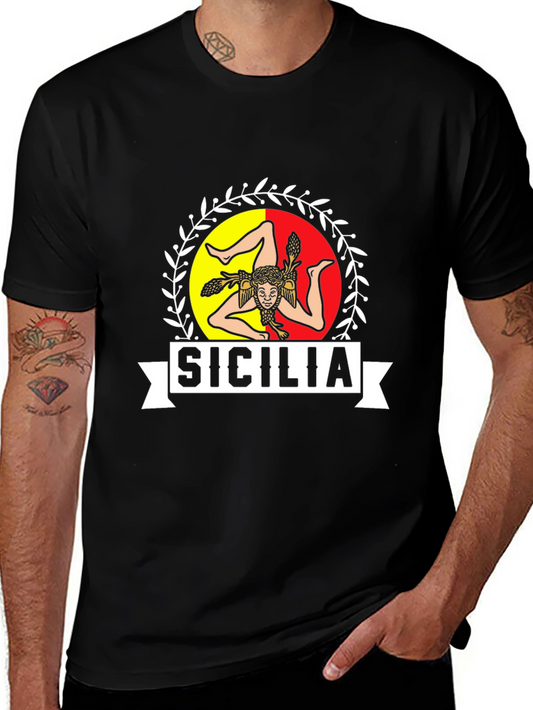 Sicilia Trinacria T-Shirt Sicily Italy Heritage Pride