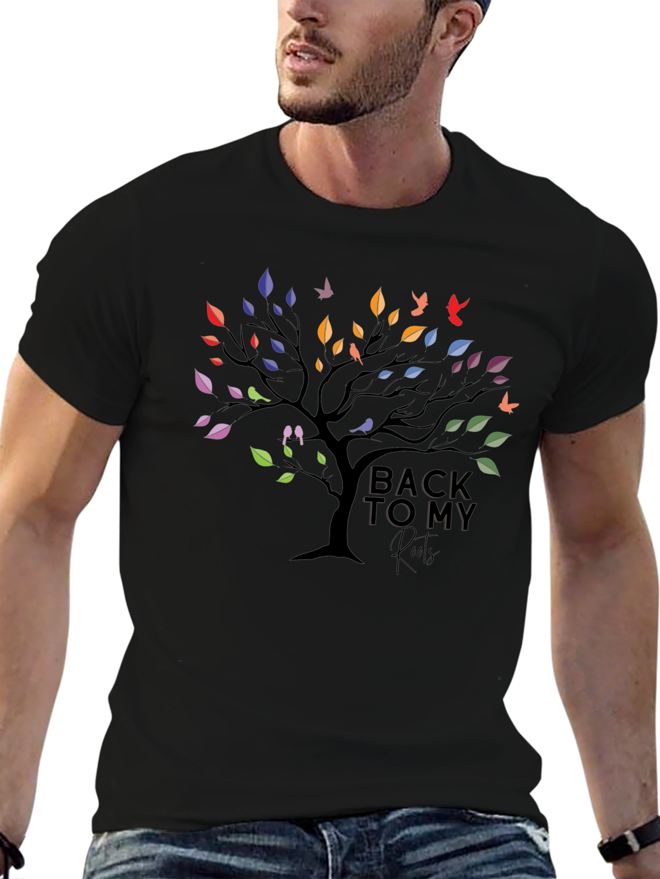 Back to My Roots Tree Graphic Tee