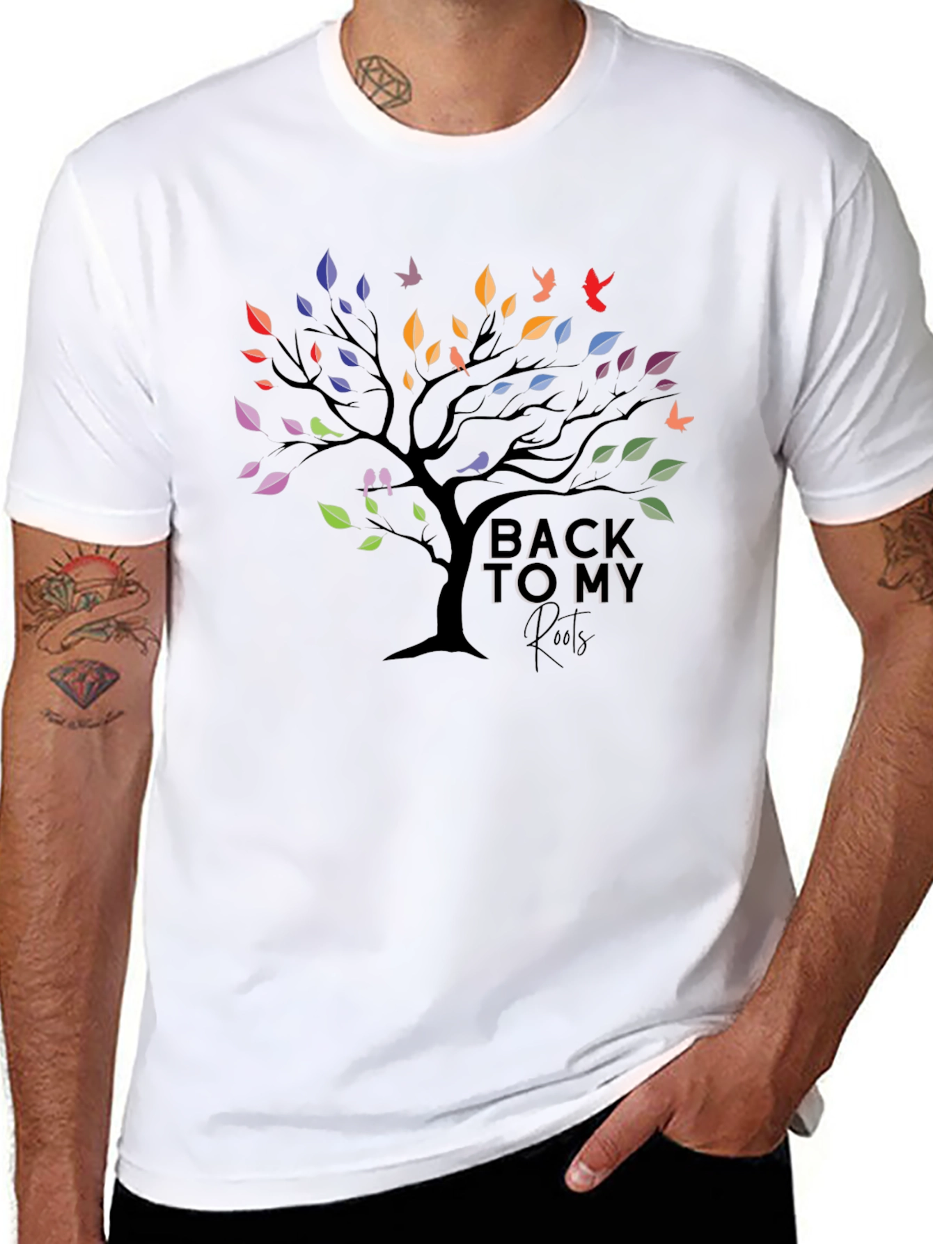 Back to My Roots Tree Graphic Tee