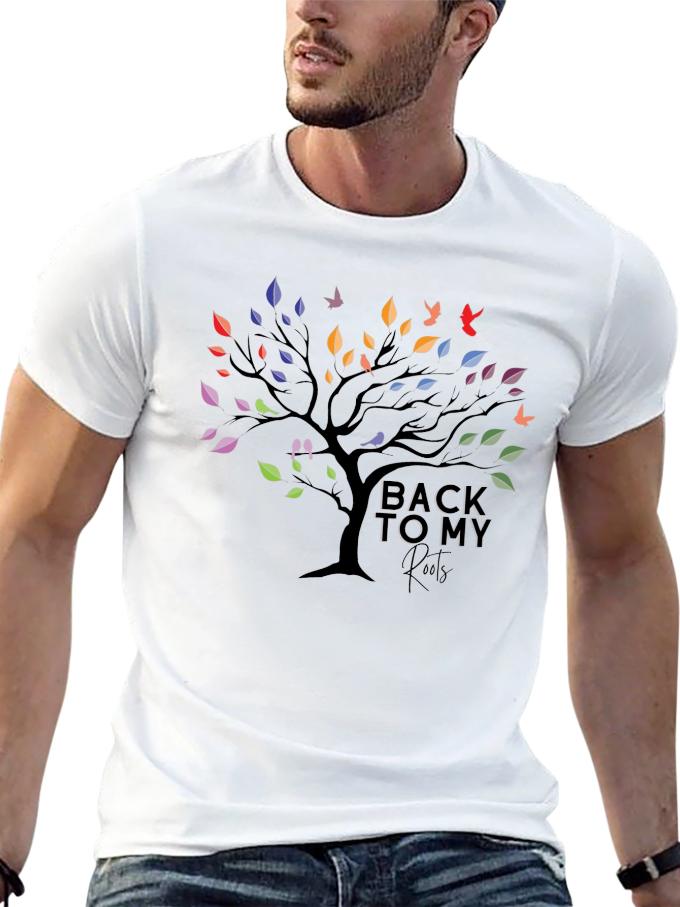 Back to My Roots Tree Graphic Tee