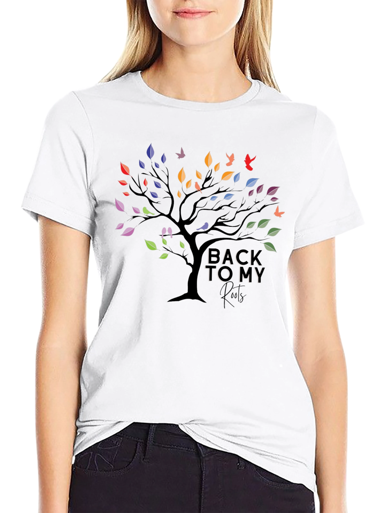 Back to My Roots Tree Graphic Tee
