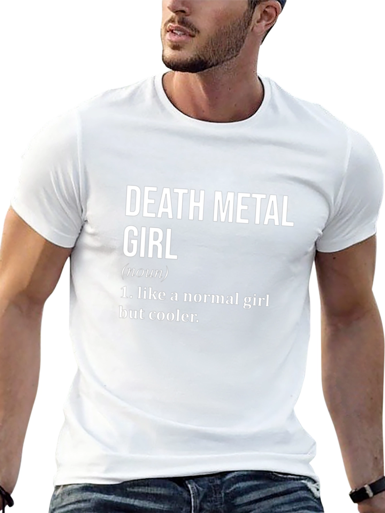 Death Metal Girl Definition T-Shirt - Cool & Edgy