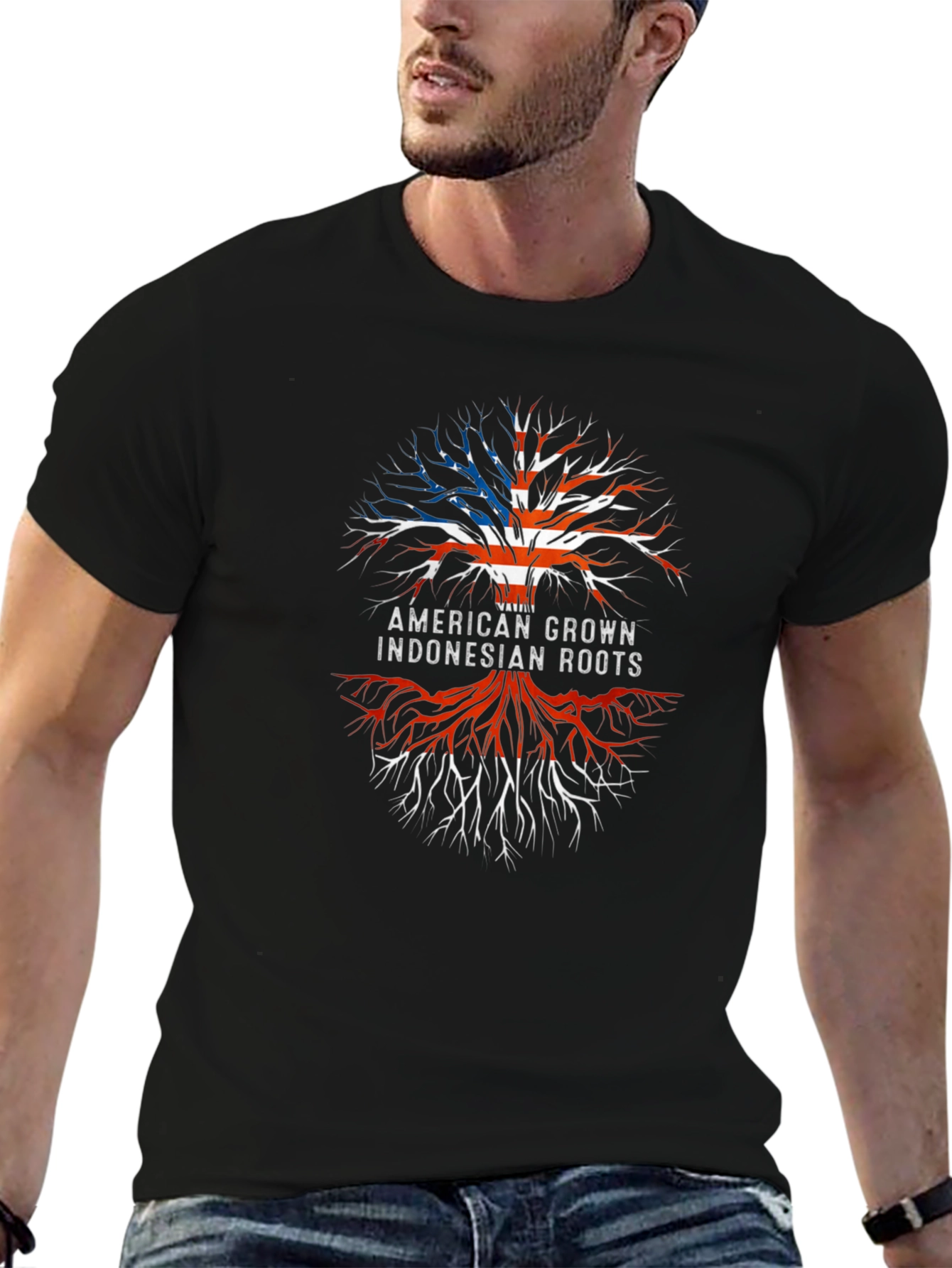 American Grown Indonesian Roots T-Shirt