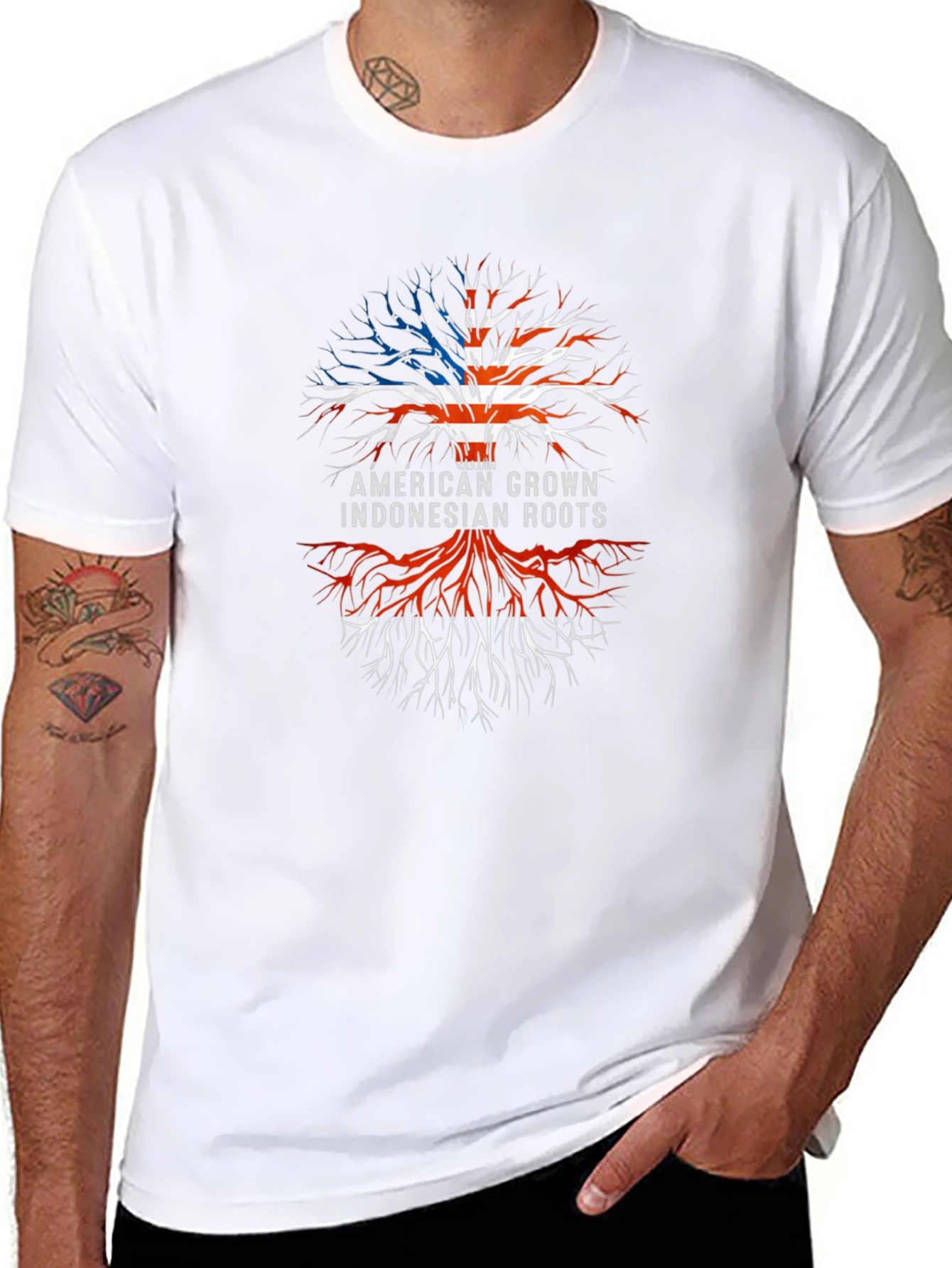 American Grown Indonesian Roots T-Shirt
