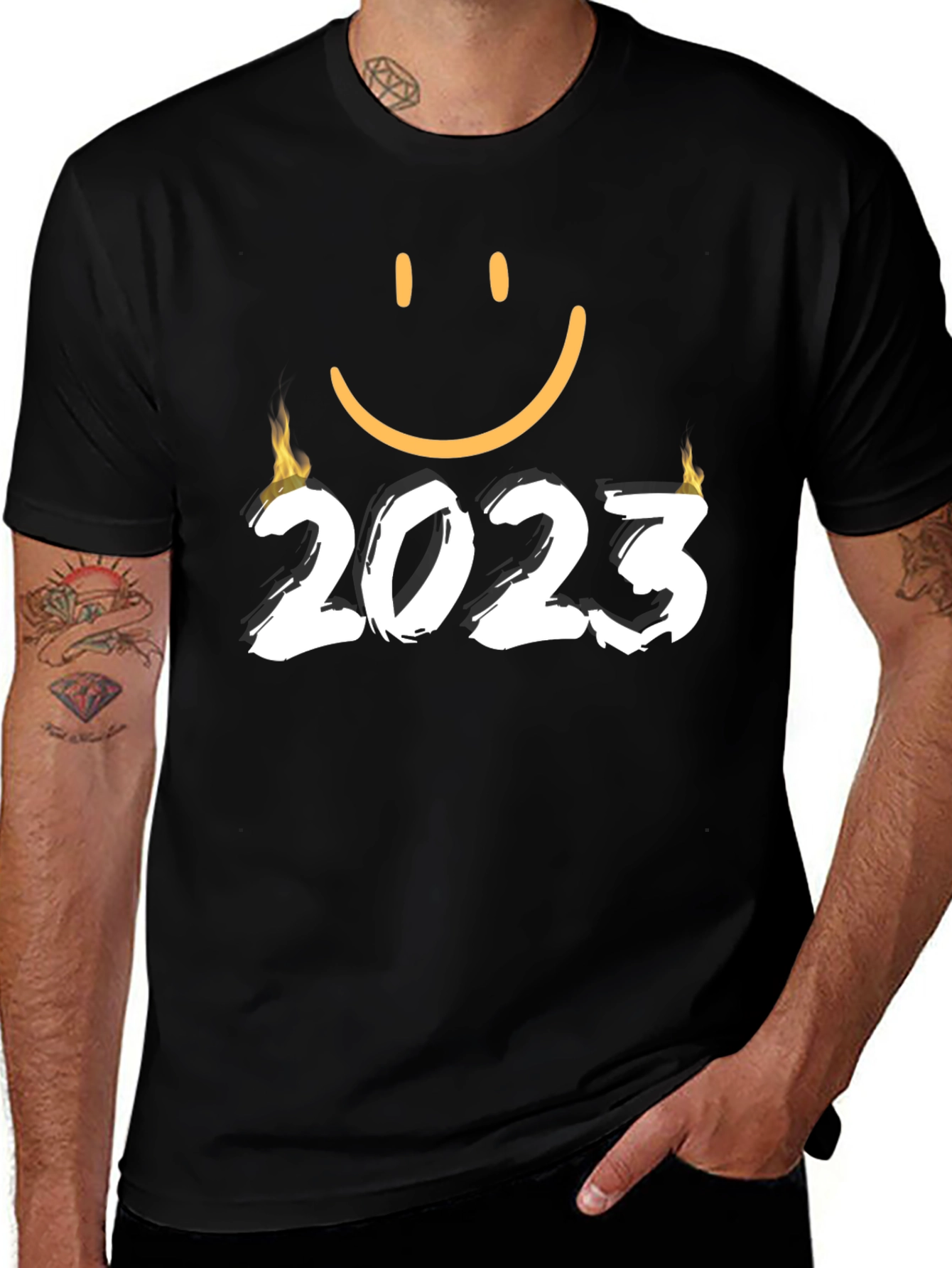 Smiley Face 2023 Graphic Tee