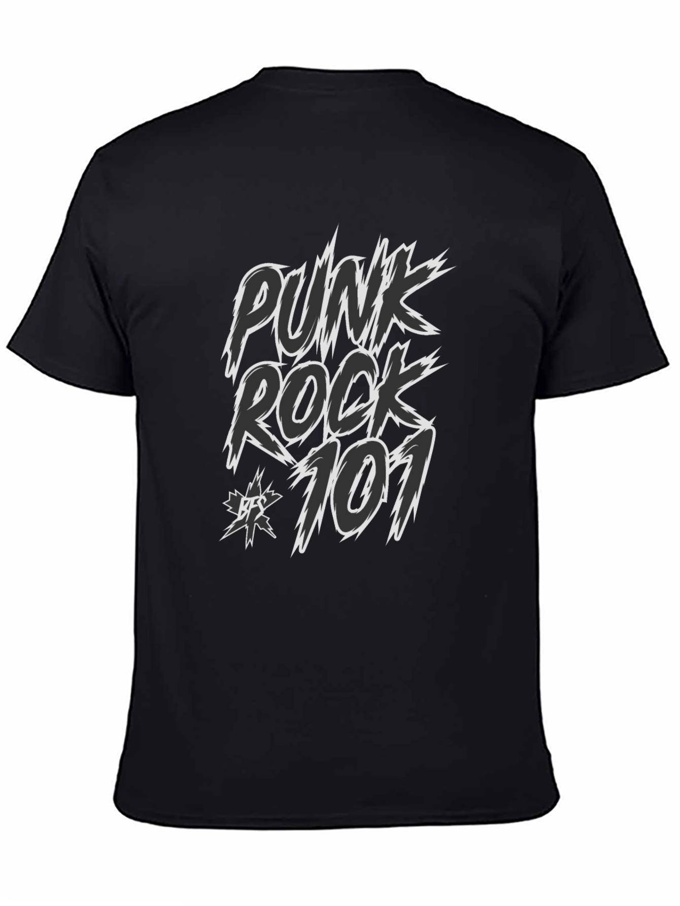Punk Rock 101 Black Graphic Tee