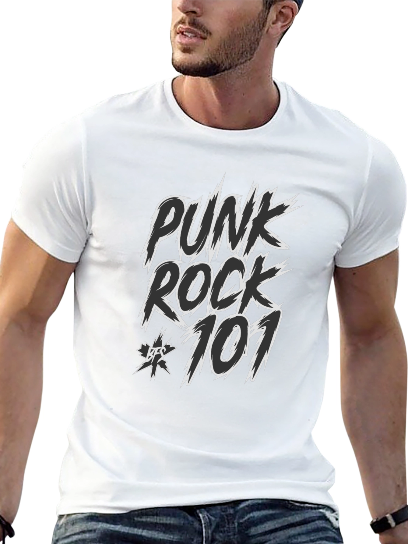 Punk Rock 101 Black Graphic Tee