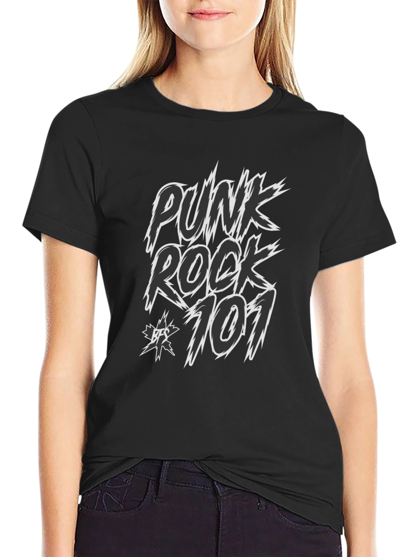 Punk Rock 101 Black Graphic Tee