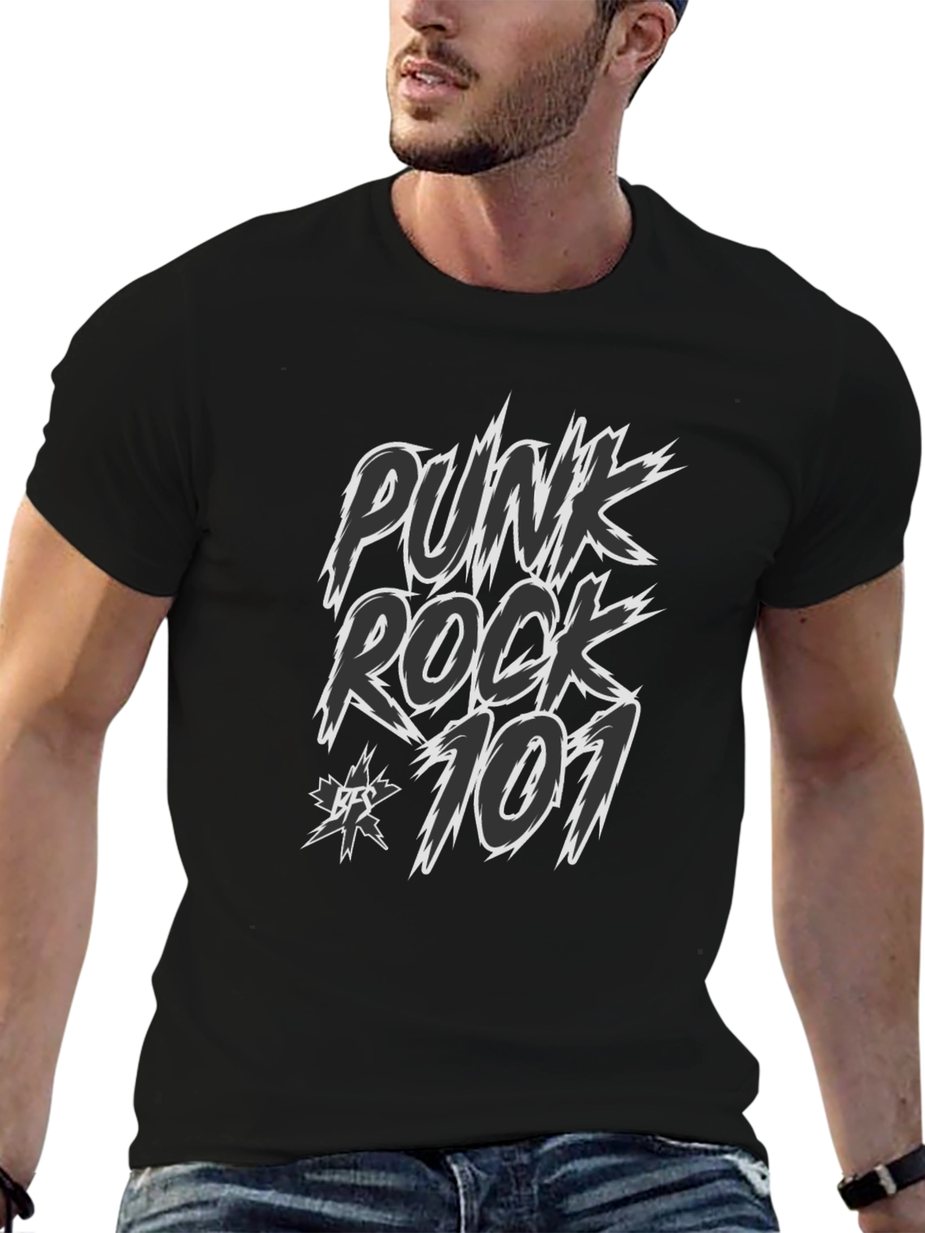 Punk Rock 101 Black Graphic Tee