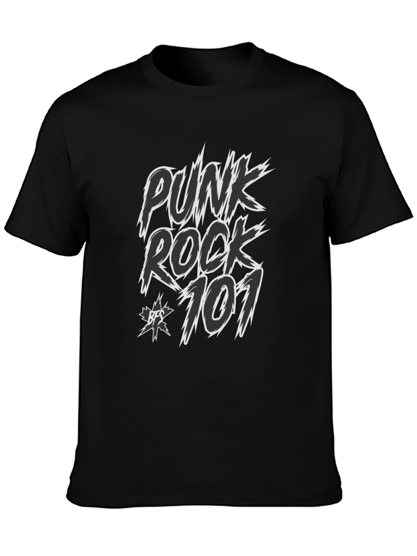 Punk Rock 101 Black Graphic Tee