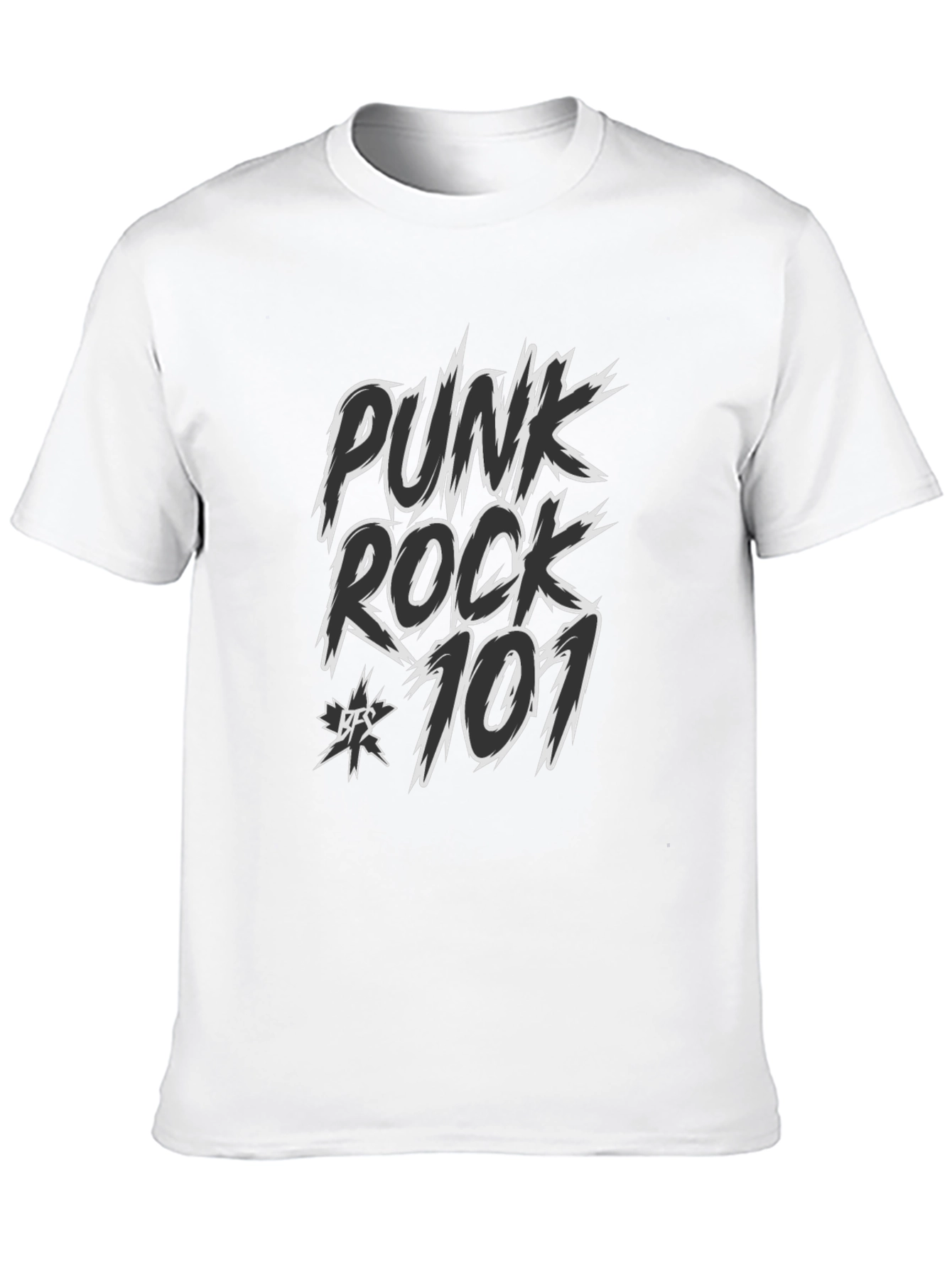 Punk Rock 101 Black Graphic Tee