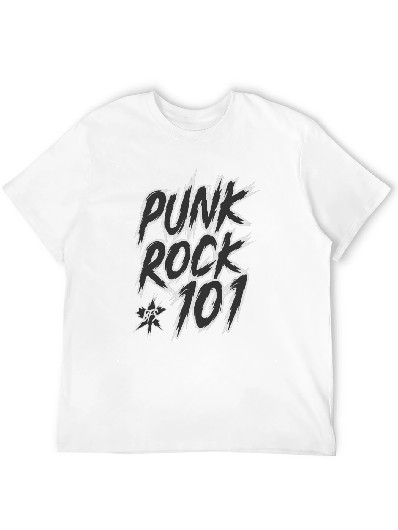 Punk Rock 101 Black Graphic Tee