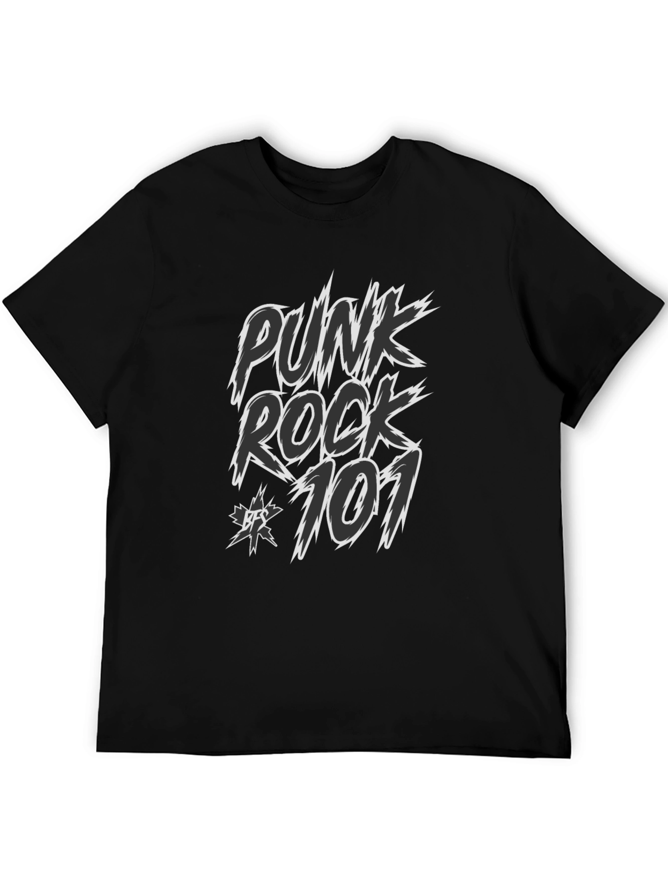 Punk Rock 101 Black Graphic Tee