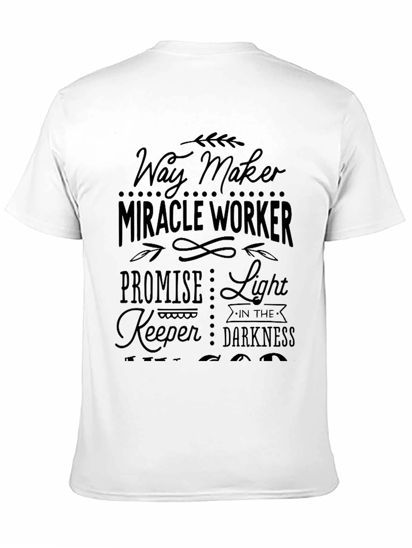 Way Maker Miracle Worker Black T-Shirt