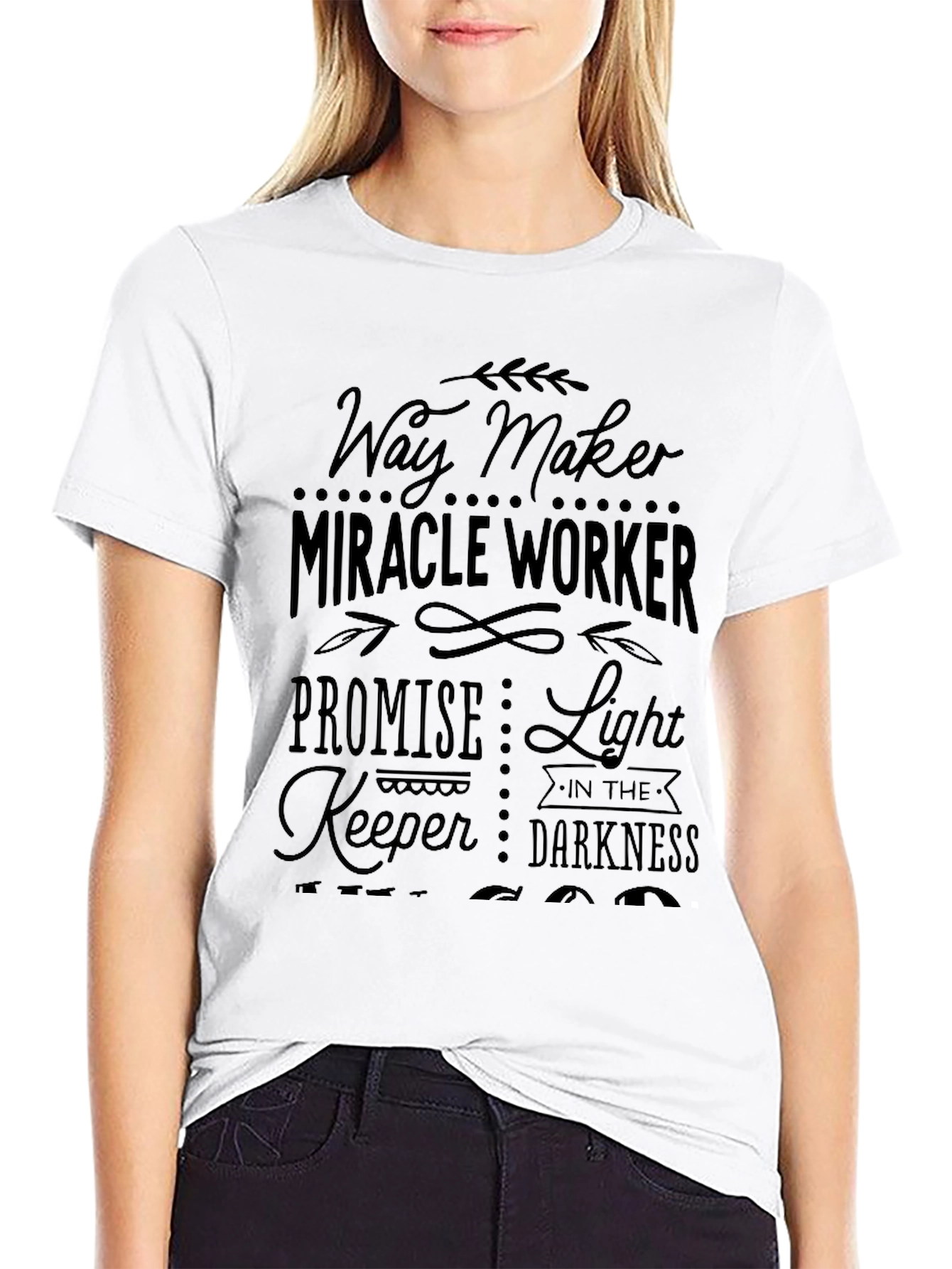Way Maker Miracle Worker Black T-Shirt