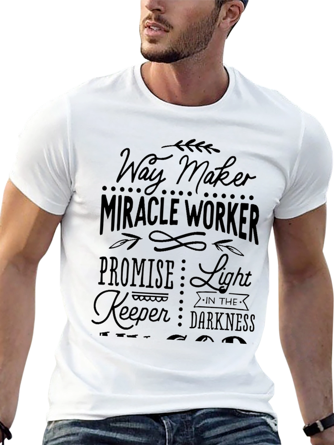 Way Maker Miracle Worker Black T-Shirt