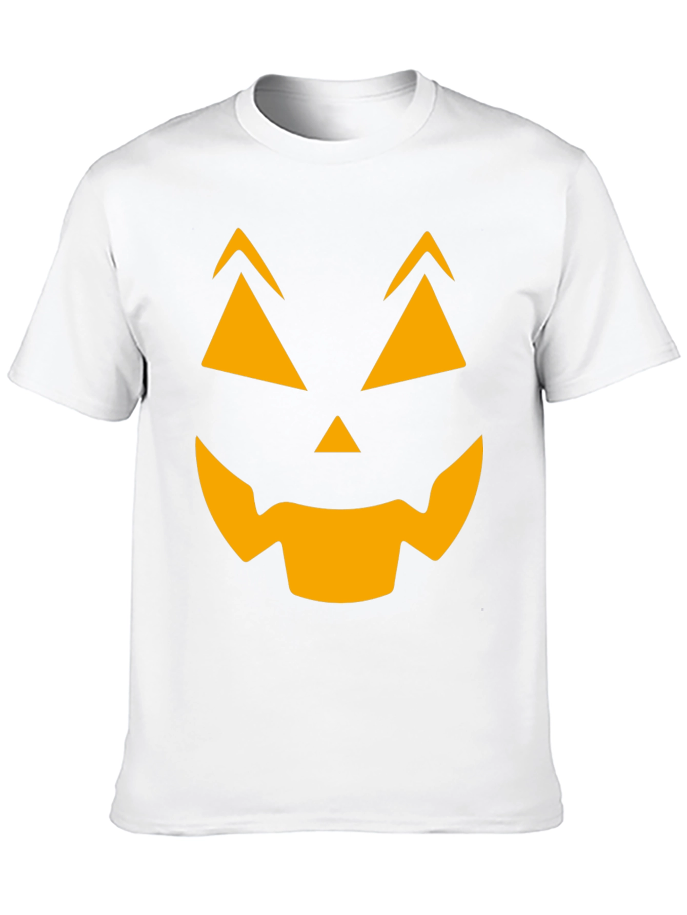 Halloween Pumpkin Face Graphic T-Shirt