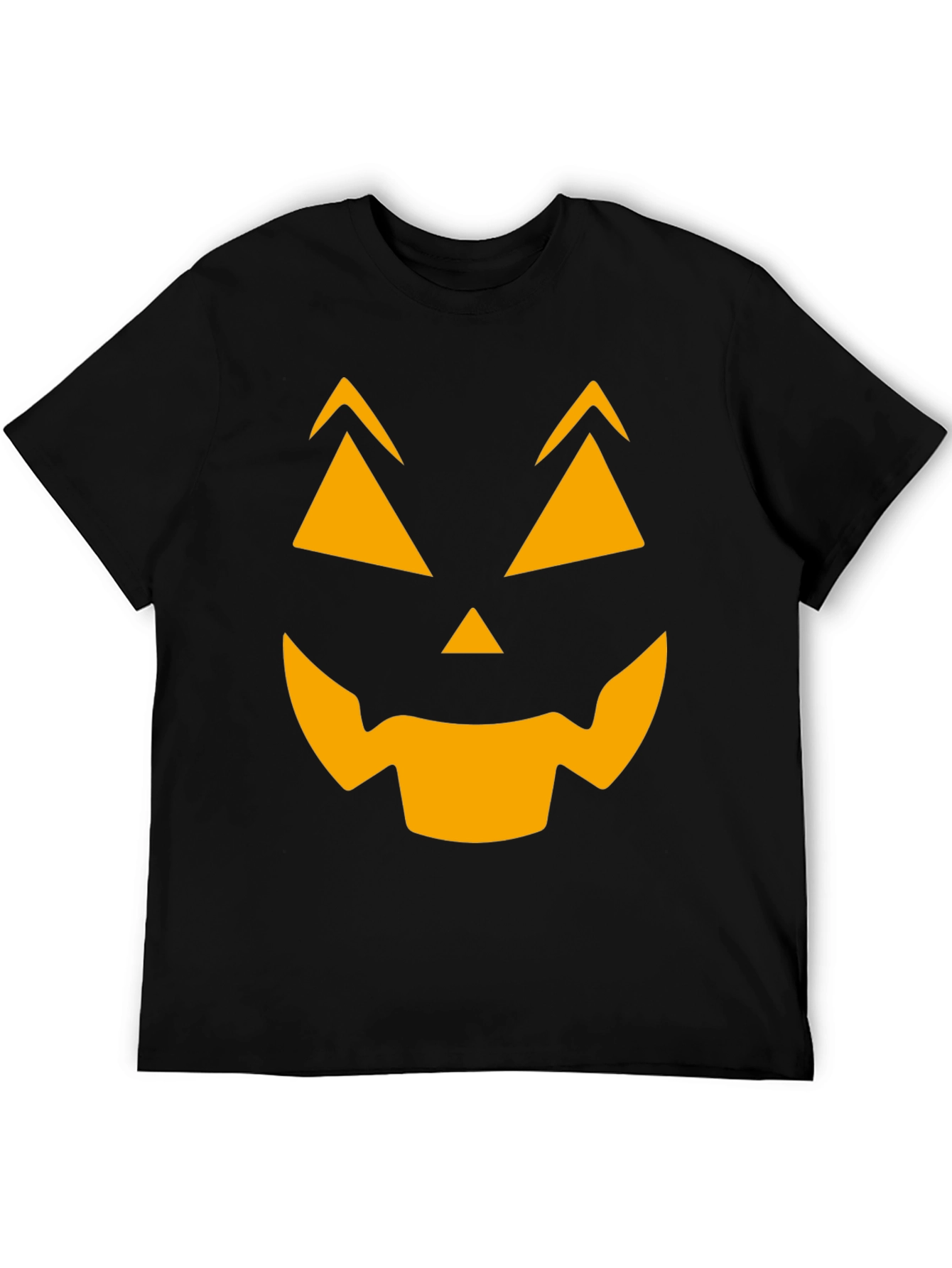 Halloween Pumpkin Face Graphic T-Shirt