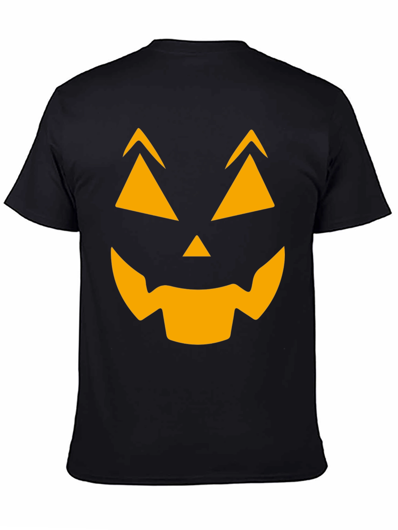 Halloween Pumpkin Face Graphic T-Shirt