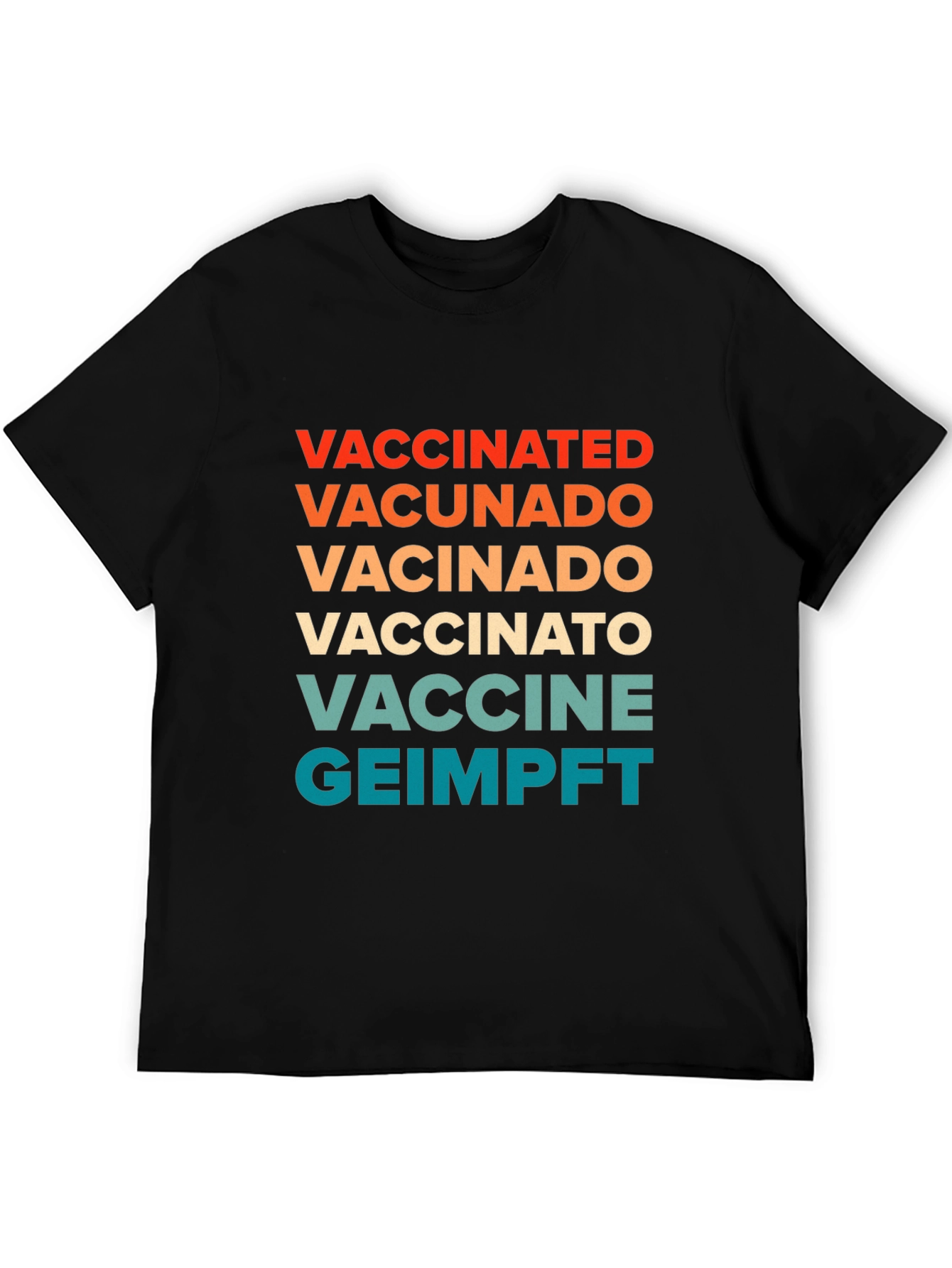 Vaccinated Languages Graphic Tee
