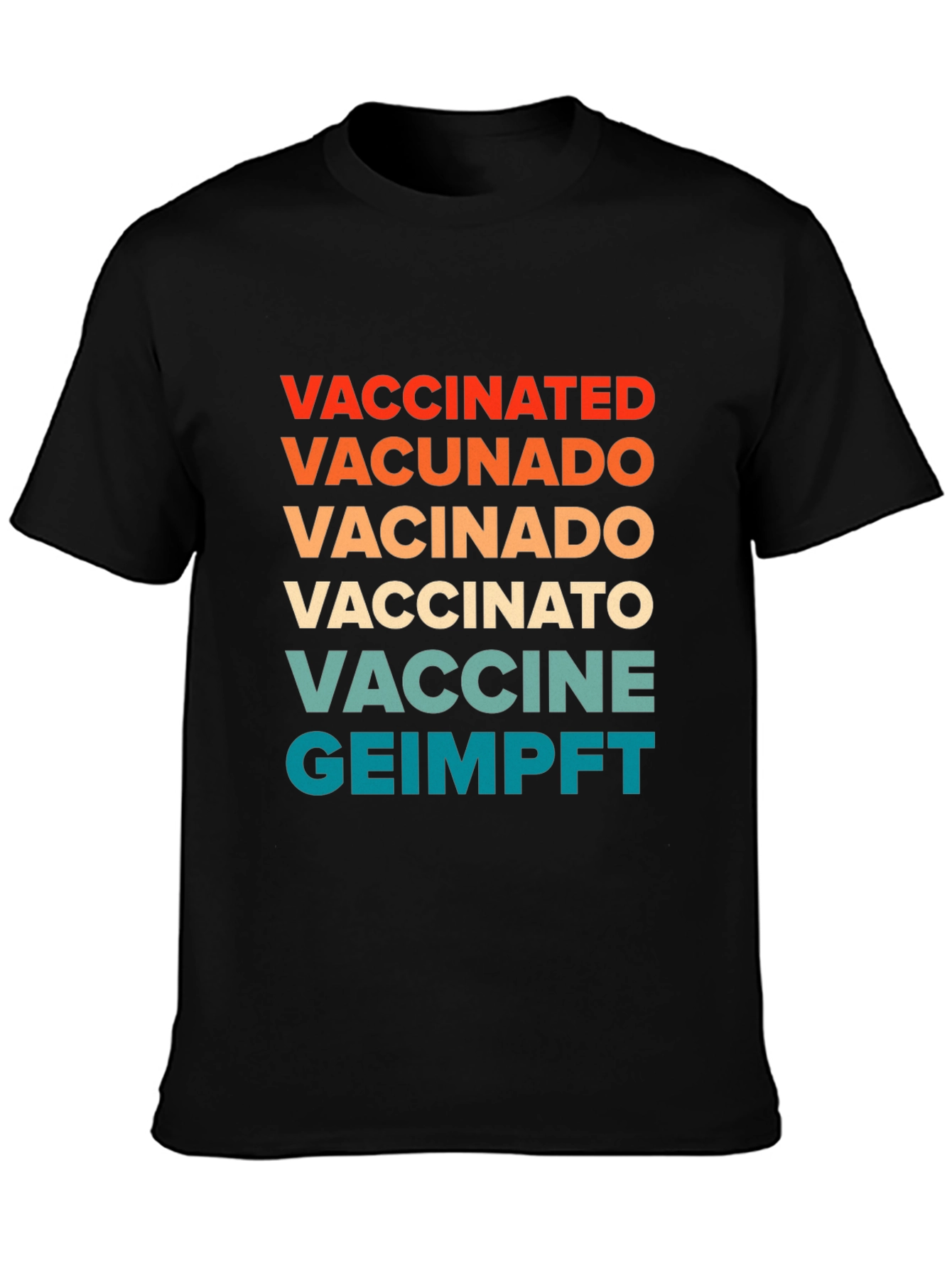 Vaccinated Languages Graphic Tee