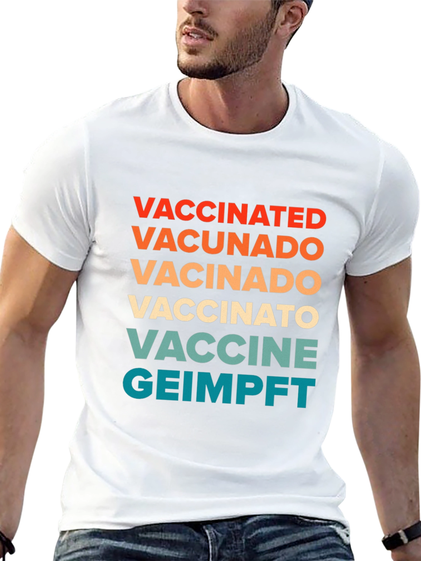 Vaccinated Languages Graphic Tee