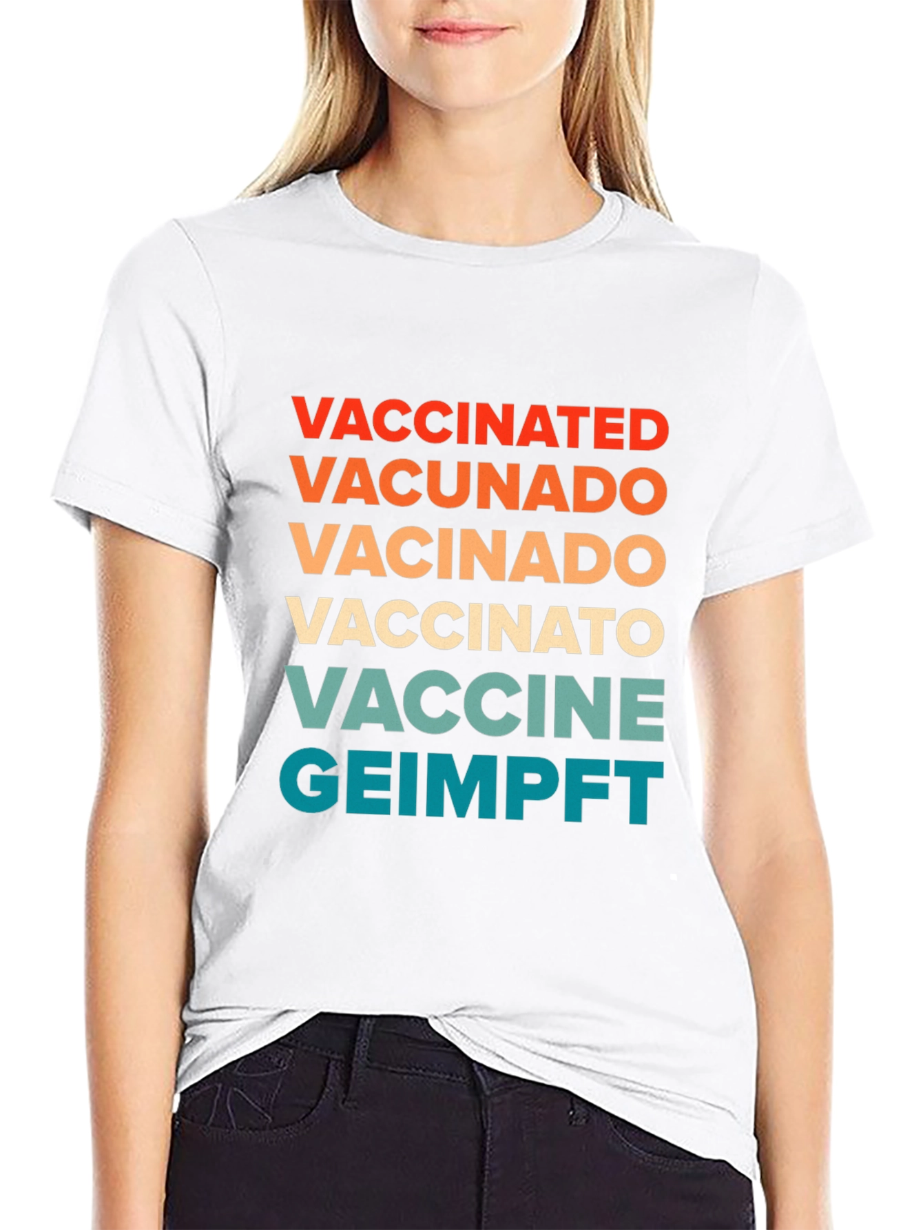 Vaccinated Languages Graphic Tee